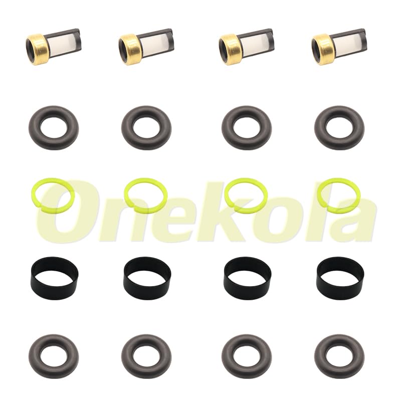 Fuel Injector Repair Kits for OEM 17103677 for Daewoo Lanos 1.5L 1.6L 99-02 17106772 17091728 17113743 - (Color: 20 Set)