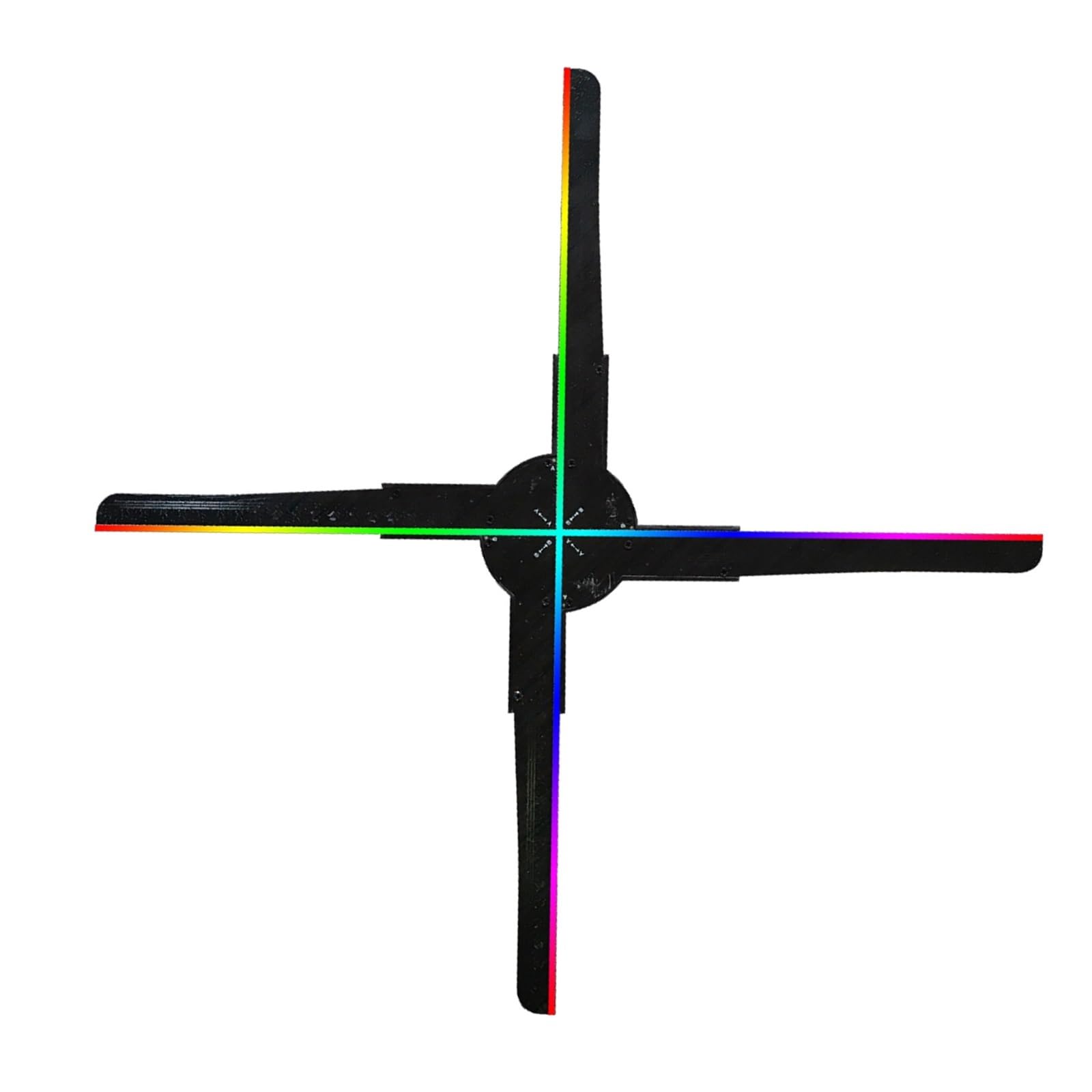 Wentylator holograficzny 3D, 45CMNaked Eye 3D Hologram Projektor 510 LEDS Holograficzny Wentylator Gorąco Sprzedający Się Wyświetlacz Reklamowy Światła