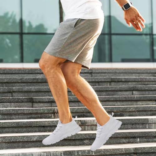 Image of Men's Running Shoes Slip On Walking Comfortable Tennis Breathable Non Slip Athletic Gym Workout Cross Training Fashion Sneakers