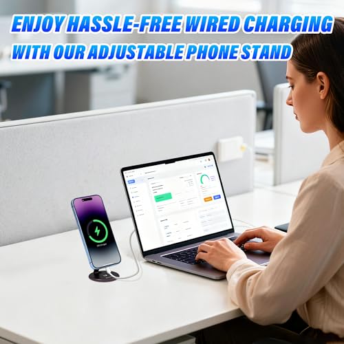 Aioopro Phone Stand for Magsafe with Mirror [2-Sided 4200gf Strongest Magnetic] 300 Folding Portable Phone Ring Holder Grip for Desk, Phone Holders for Your Car Accessories for iPhone/Android/Tablets - image 5