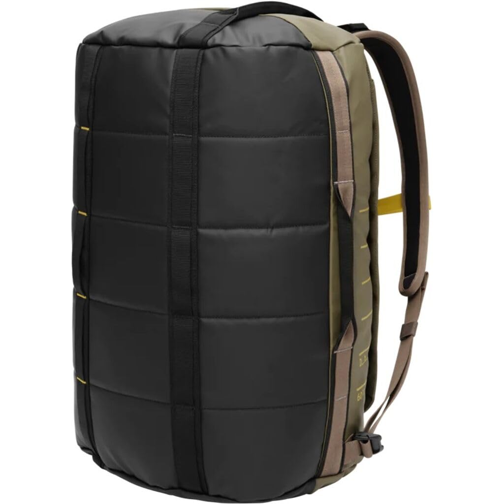 Db JourneyRoamer Duffel Bag, Travel Duffel Backpack, Convertible Weekender with Ergonomic Straps for Comfort, Carry On with Roller Bag Hook Up System, 60L - Db x Chris Burkard