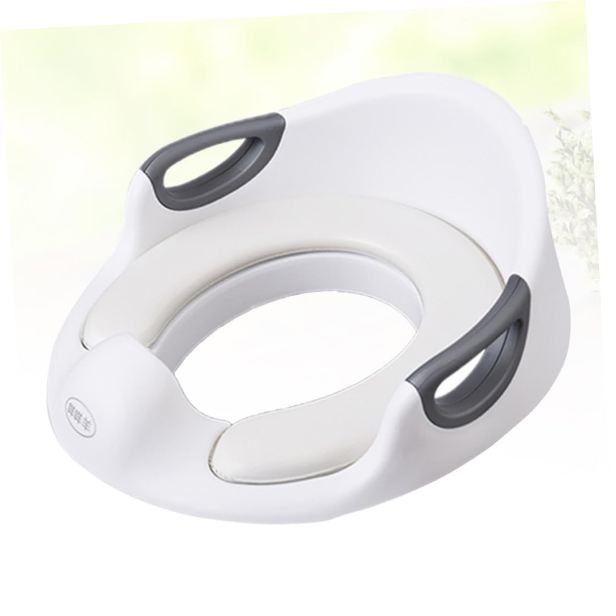 UPKOCH Siège Apprentissage Propreté Pour Garçon Fille Réducteur De Toilettes Pour Garçon Fille Ans Avec Double Barre Appui Et Barrière Anti-fuites Blanc