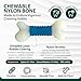 Sporn Ultimate Marrow Dog Chew Bones for Aggressive Chewers, Jerky Flavor Nylon Dog Bones, Non-Toxic Dog Chew Bone, Gluten-Free, Medium/Large