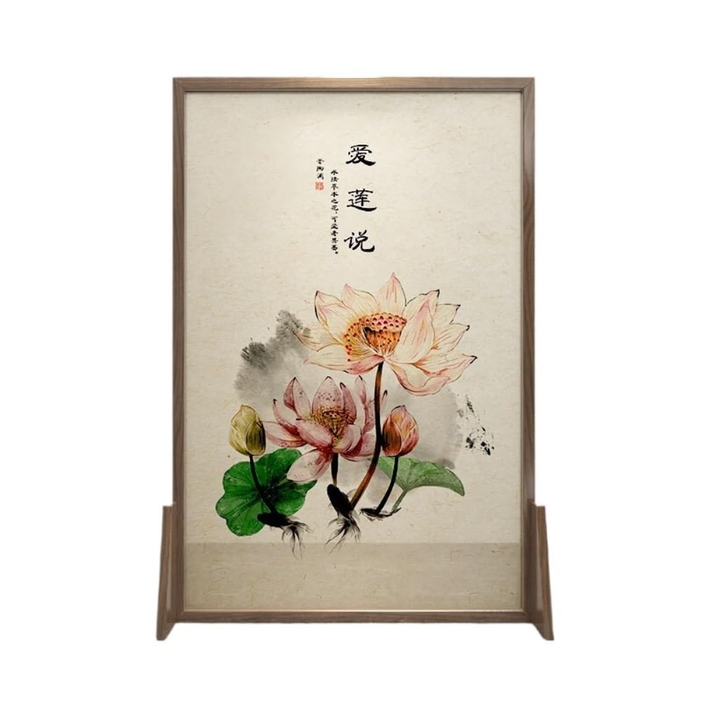 Privacy Screen Chinese Style Screen Partition Living Room Entrance Shielding Tea Office Porch Movable Seat Room Divider