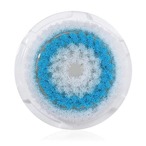 Facial Cleansing Brush Head Replacement, Facial Cleansing Brush Head, Exfoliator Facial Brush Heads, for Acne Prone, Clogged and Enlarged Pores Sensitive Skins (Blue)