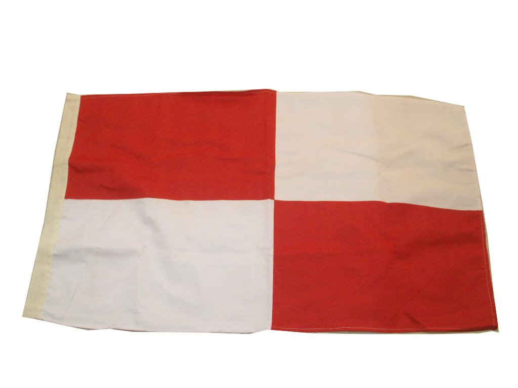 Brass Blessing U - Naval Signal Flag - Marine Code - 16" X 28" - Nautical/Boat - Large Flag (5028)