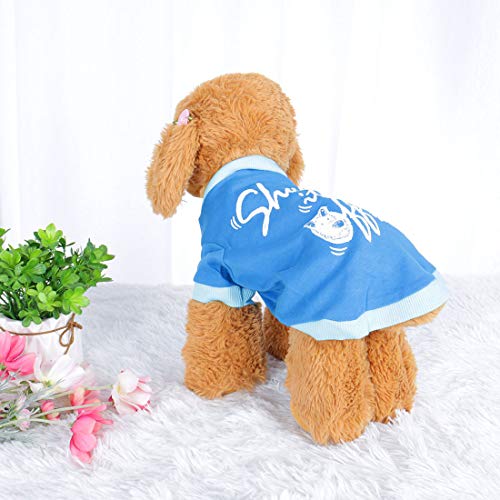 Camiseta para perro de algodón talla L uxcell miniatura 2