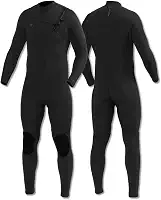 Long John Vissla 7 Seas 4/3 Full Chest Zip Masculino – Neoprene Limestone, Super Stretch, Fever Fiber, Alta Flexibilidade e Aquece 13ºC a 15ºC