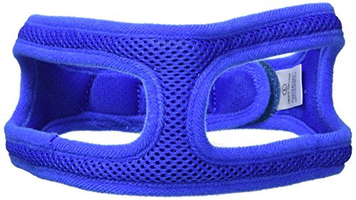 ChokeFree Velpro Mesh Pet Shoulder Harness Collar, 18", Blue