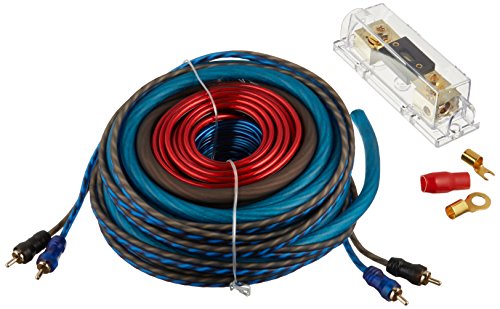 Up To 40% OFF Gravity GR-KIT4ANLBi 4 Gauge Amplifier Installation ANL Kit with High Performance RCA and Speaker Wire