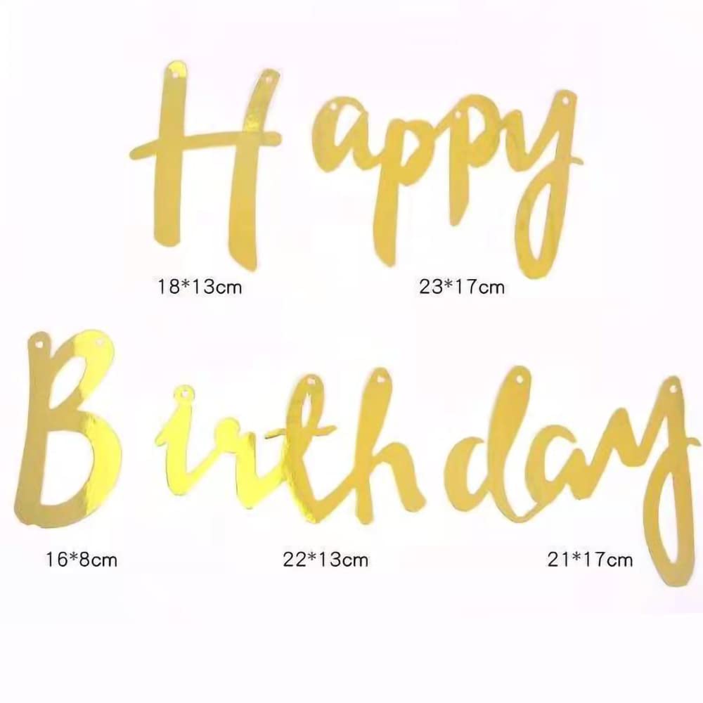 Amazon.co.jp: バルーン番号47 + HAPPY Birthdayガーランド + シルバー
