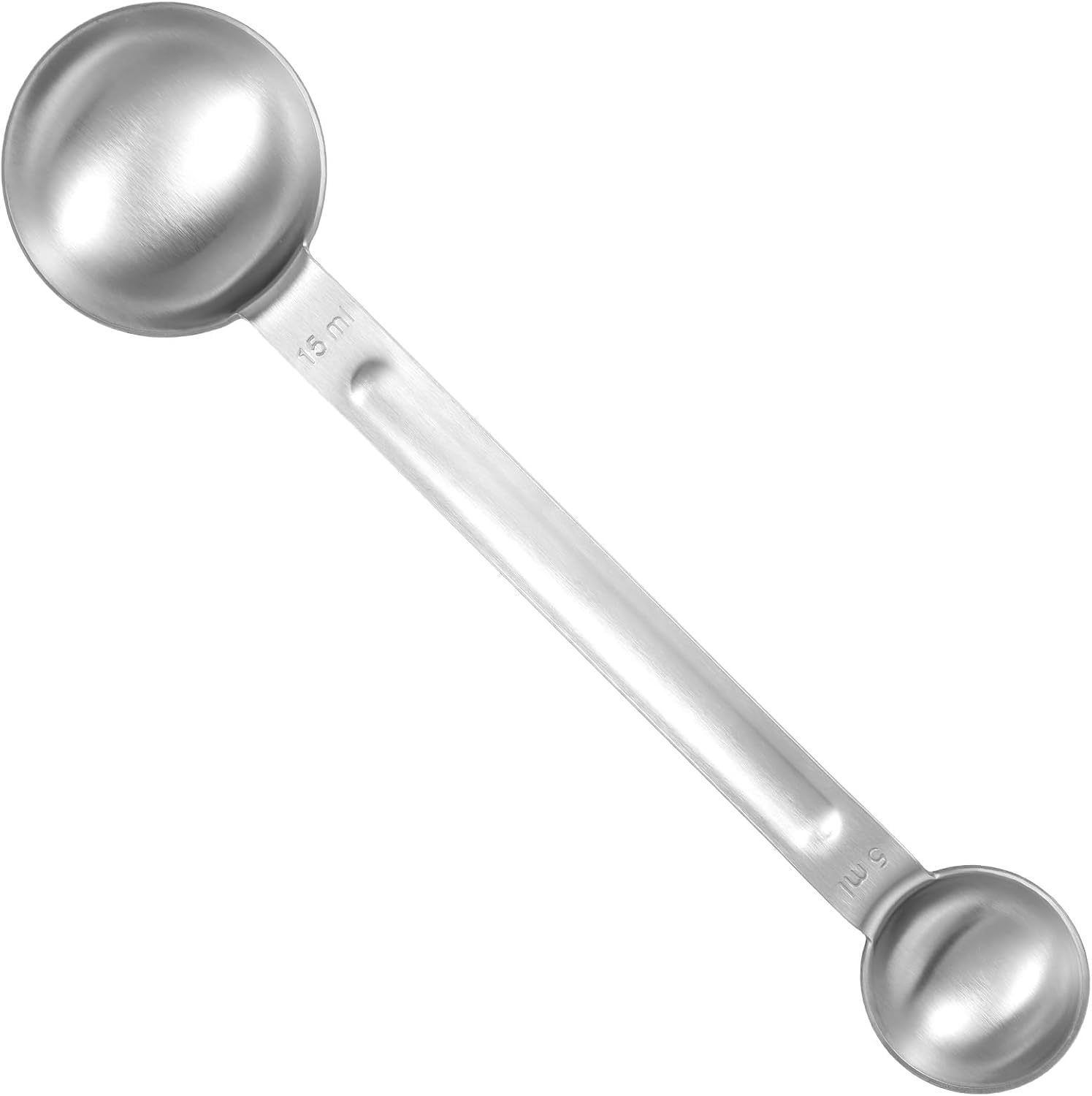 Coffee Measuring Spoon, Measuring Spoon, Stainless Steel Coffee Scoop 1 TSP (5ml) & 1 Tbsp (15ml) Double Ended Teaspoon and Tablespoon Scoop for Cooking Baking Kitchen Gadgets (Silver)-image-28