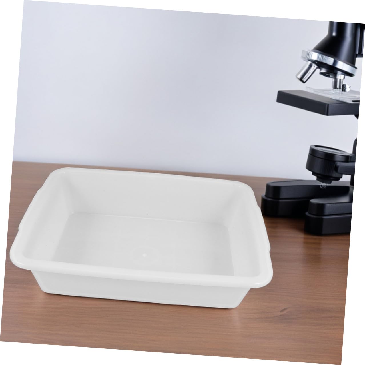 Bandeja De Laboratorio Multifuncional Rectangular 24x17x6,5 Cm, Resistente a Ácidos y Bases, Bandeja De Mezcla Anti-fugas Para Experimentos Químicos y Enseñanza Científica