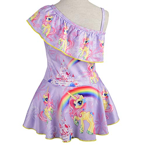 Dressy Daisy Girls Unicorn One Piece Bathing Suit Swimsuit Swimwear Swimming Dress Swim Skirt2