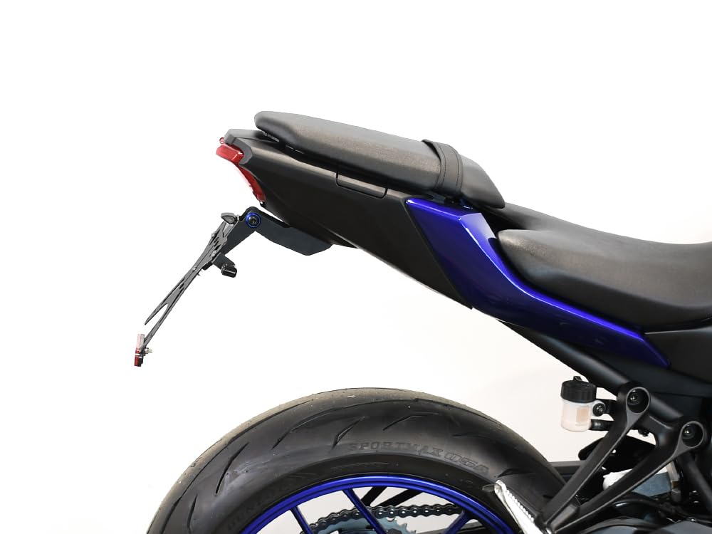 PORTATARGA SPORTIVO REGOLABILE compatibile con YAMAHA MT 07 2025-2026 per frecce originali | SEPTAR