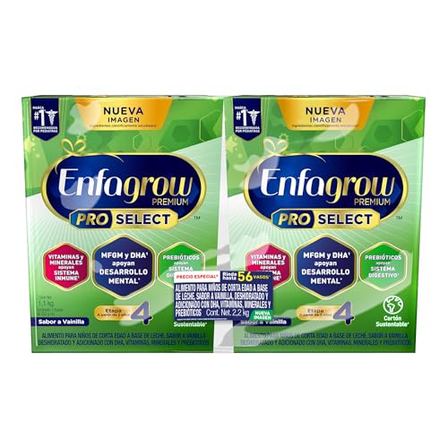 Proteínas, leche de soya en polvo para niños Marca Enfagrow (2)