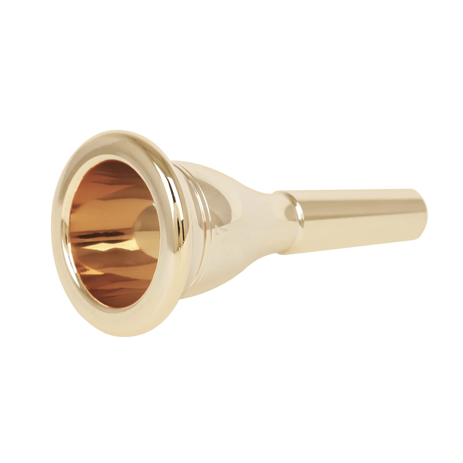 Piela de Latón Plateada, Tamaño 7 Diámetro de Retorno de 13, 3 Mm Accesorios de Instrumentos de Viento Reemplazo de Tuba (GOLD)