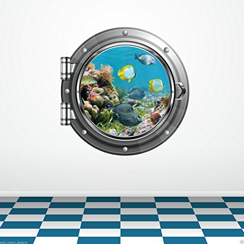 Wall Smart Designs Acquario da Pesci Tropicali