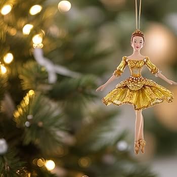 Amazon.com: The Bridge Collection Silver and Gold Ballerina