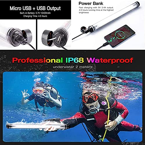 LUXCEO P7RGB Pro LED Video Licht Handheld Fotografie Licht 3000K-5750K,10400 mAh,RGB Full Color CRI≥95 Unterstützung APP… – Bild 6