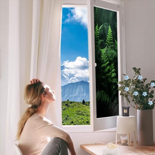 Vinilo Decorativo para Ventanas Planta Tropical 17.7x23.6 in miniatura 5
