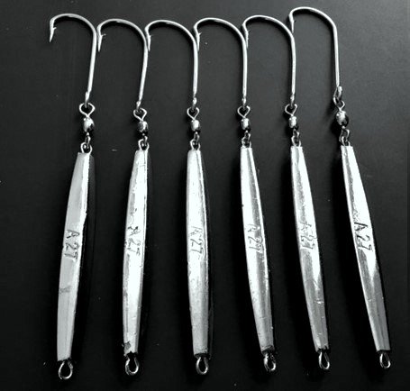 Amazon.com : 6- A-27 Ava Diamond Jigs 3 oz.with 6/0 Stainless