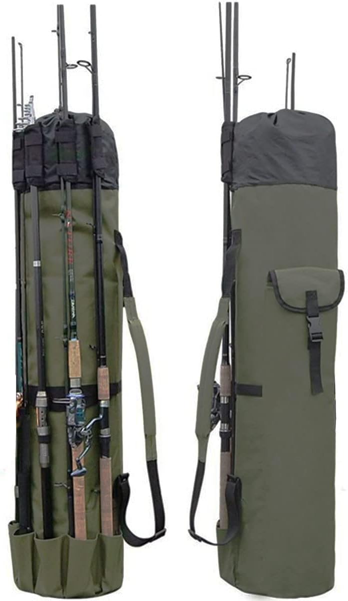 debiubeu Fishing Bag, Fishing Tackle Bag, Fishing Rod Storage Bag, Organiser Travel Bag, 600D Oxford Material Fishing Equipment Bag. : Sports & Outdoors