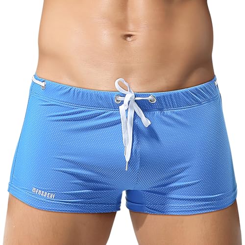 Boxer de bain athlétique homme à jambe carrée et séchage rapide FEOYA