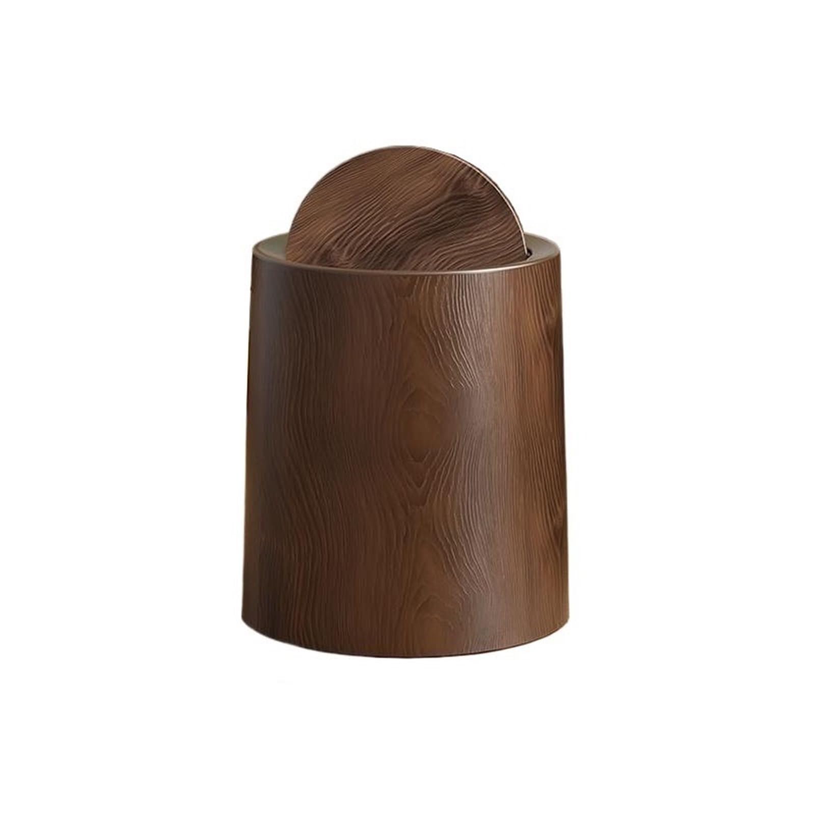 Z4T8M2K6G5 Waste Bin Minimalist Trash Can Household Vintage-Style Garbage Container Bin for Home Office Trash Can(Small)