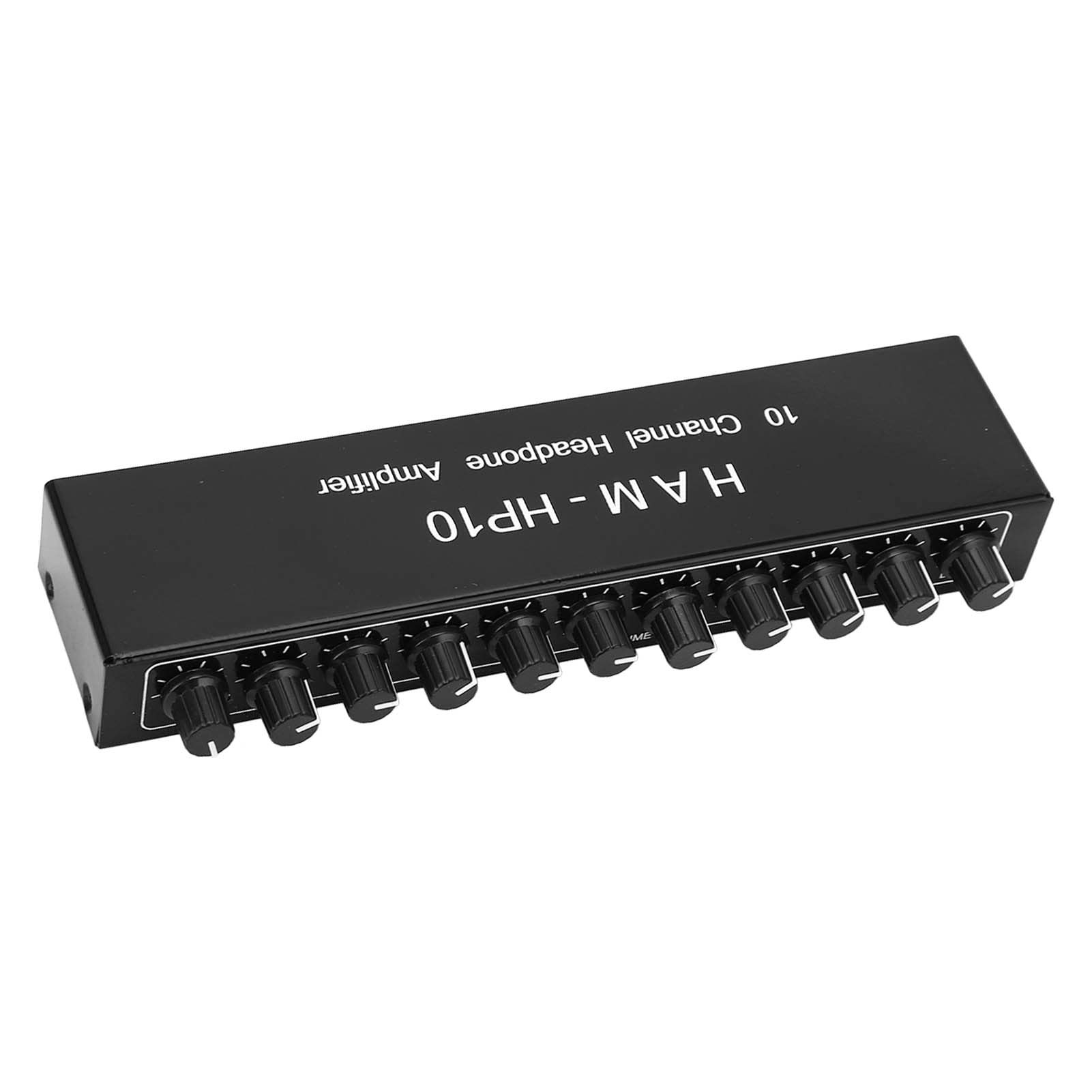 Distributore Amplificatore per Cuffie a 10 Cuffie Stereo Hp10 Ham per Audio Multicanale 12Db 10K Cuffie Stereo a 10 Ricevitore Stereo in Lega di Lega per Audio Stereo