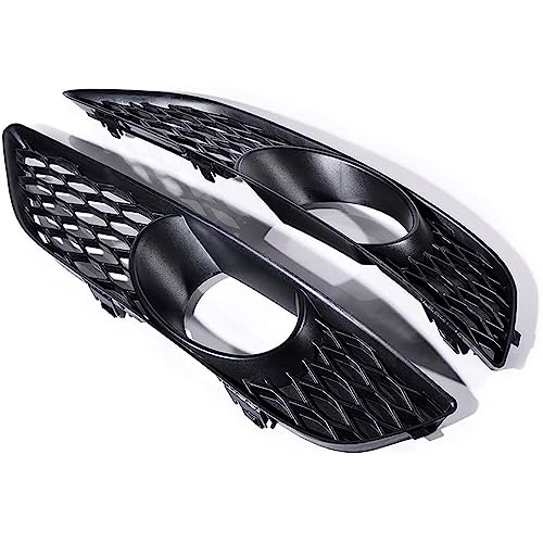 Grille d'aération de pare-chocs avant en nid d'abeille noir pour Q7 4L 2009-2014 la paire