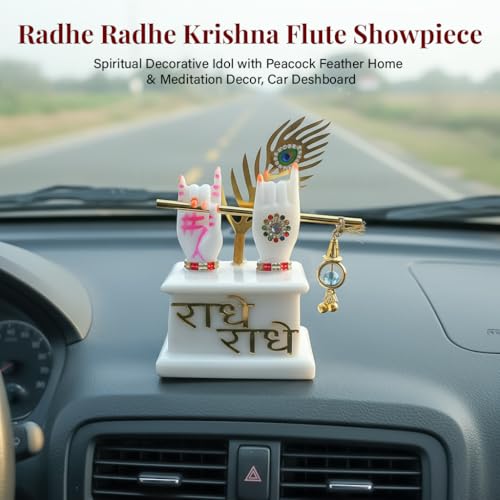 Image of ZAICUS Idol for Car Dashboard & Home Decor - Miniature Statue for Temple, Office Desk & Spiritual Gift Showpiece