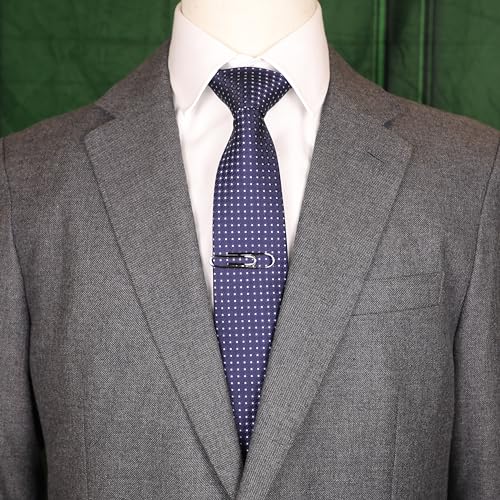 Novelty Silver Tone Paper Clip Tie Clip In Box4