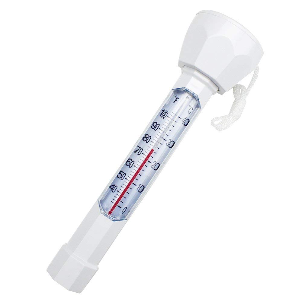 Large Floating Pool Thermometer by Aquatix Pro Premium Water Temperature Thermometers with String, Shatter Resistant, for Outdoor & Indoor Swimming Pools, Spas, Hot Tubs, Aquariums & Fish Ponds (3)