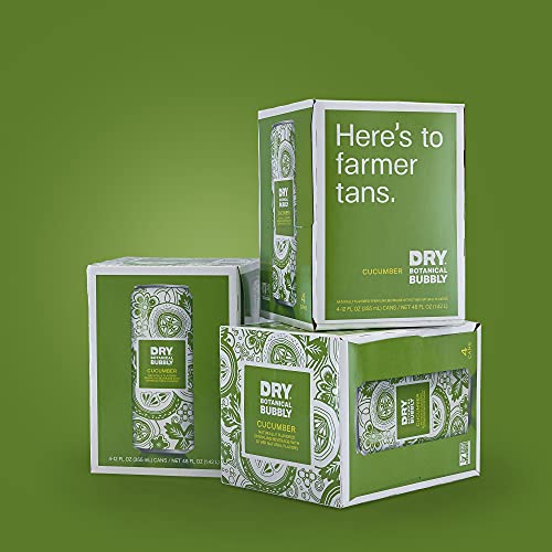 image for DRY Soda DRY Non-Alcoholic Botanical Bubbly | Cucumber | Sparkling and