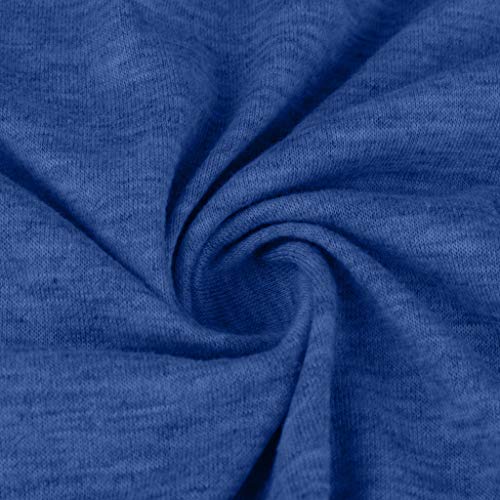 Womens Long Sleeve Shirts Hessimy Women's Long Sleeve Round Neck Casual T Shirts Blouses Sweatshirts Tunic Tops with Pocket