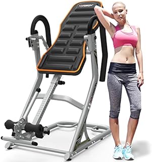 HARISON Inversion Table for Back Pain Relief 350 LBS Capacity with 3D Memory Foam, Back Inversion Chair with 180 Degree Full Inversion (2022 Updated)