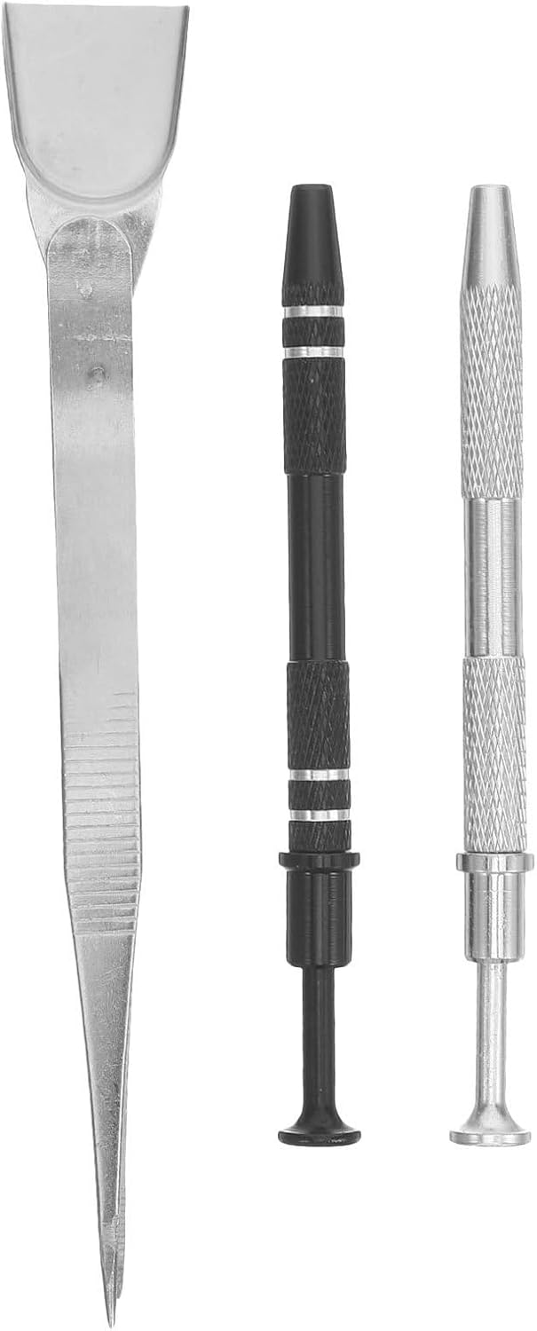 Micro Parts Retriever Set with Scoop Tweezer and 4 Prong Grabber