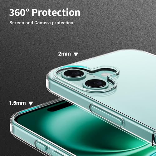 Image of NISHTECH for Premium Transparent Hybrid Soft Slim Dust Proof Back Case Cover with Camera Protection AS09