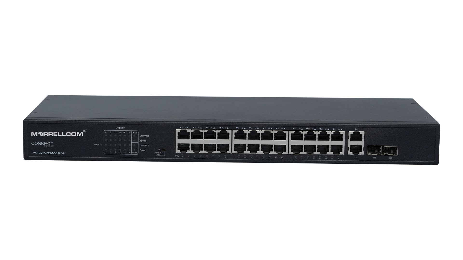 24 Fast Ethernet Ports [24 PoE Ports] + 2 Giga Combo Ports Unmanaged Switch-image-46
