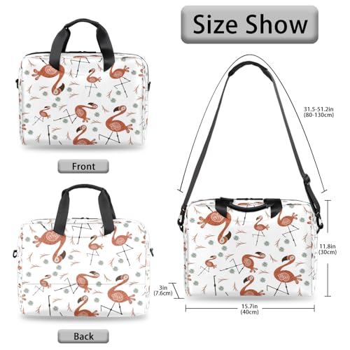 Bolso para laptop de 16 pulgadas con diseño flamenco miniatura 5