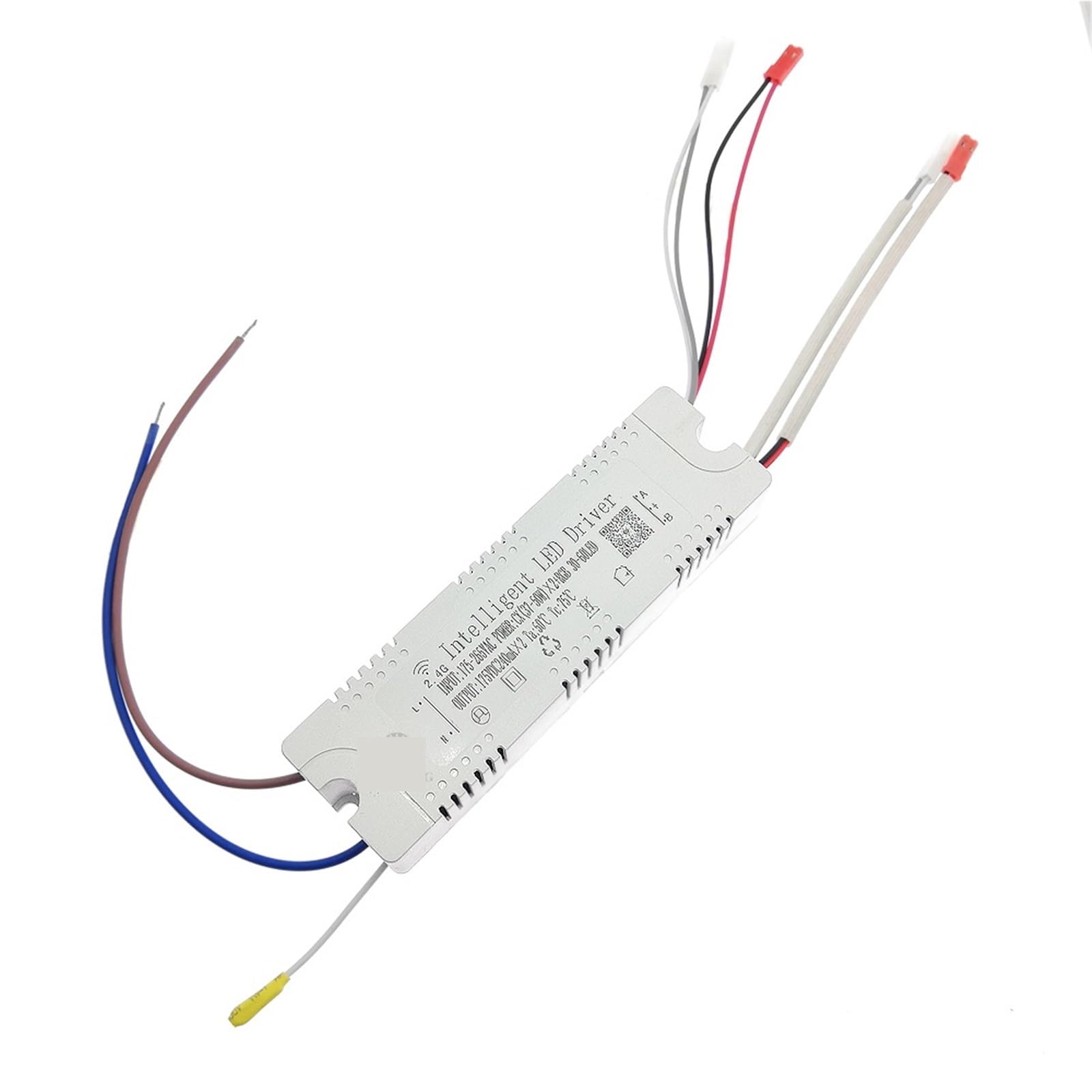 Sterownik LED 2,4 GHz, inteligentny zasilacz RGB 37-50 W x 2 (30-60 LED), pilot i przez aplikację.