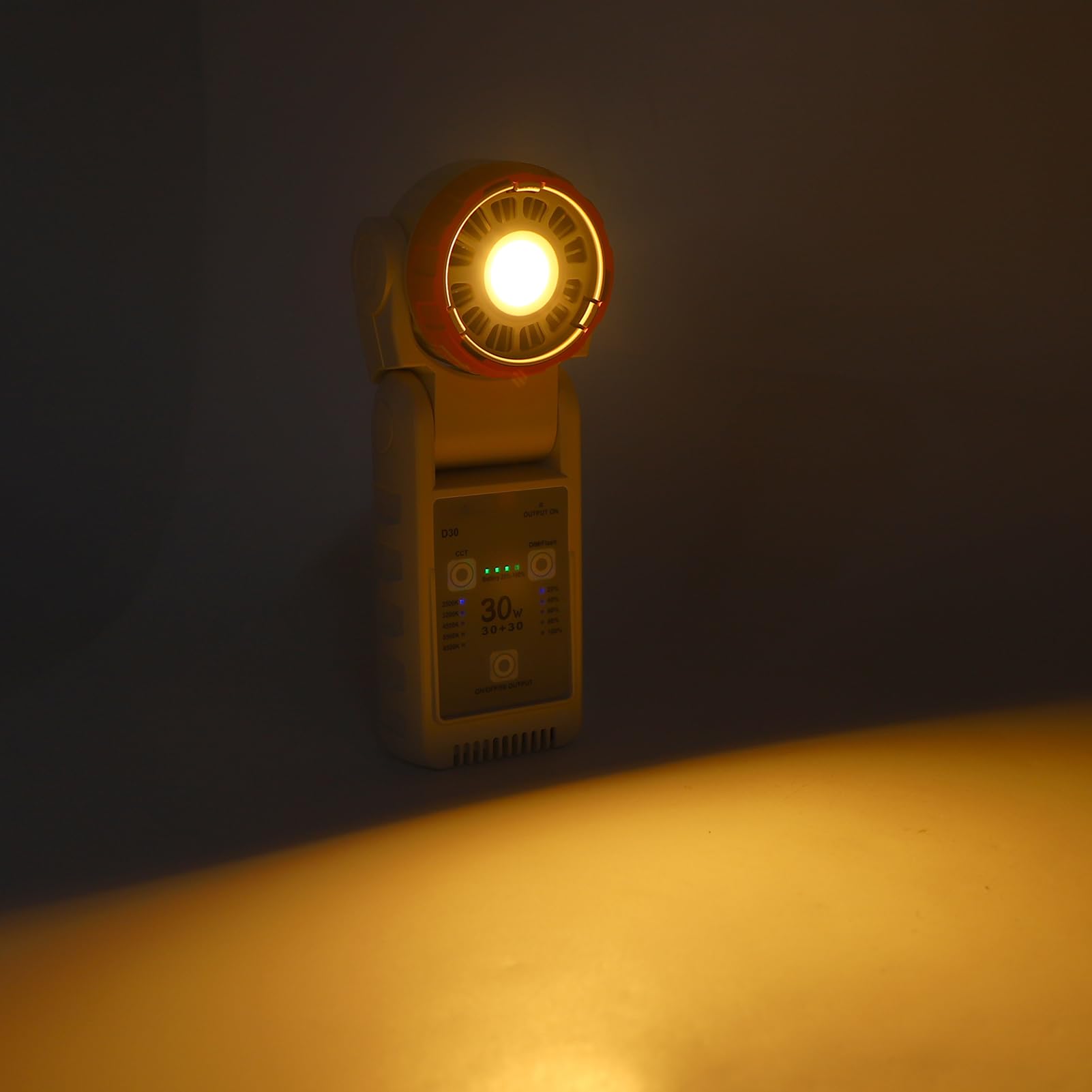 Cuifati Luce Video LED da 30 W, 5 Temperature di Colore 2500K-6500K Faretto