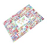 HEALSOPTHY Weltflaggen Dekobanner Aus Polyester Nationalflaggen Für Wanddekoration Fußballfans-flaggenbanner Für Veranstaltungen Und Feiern