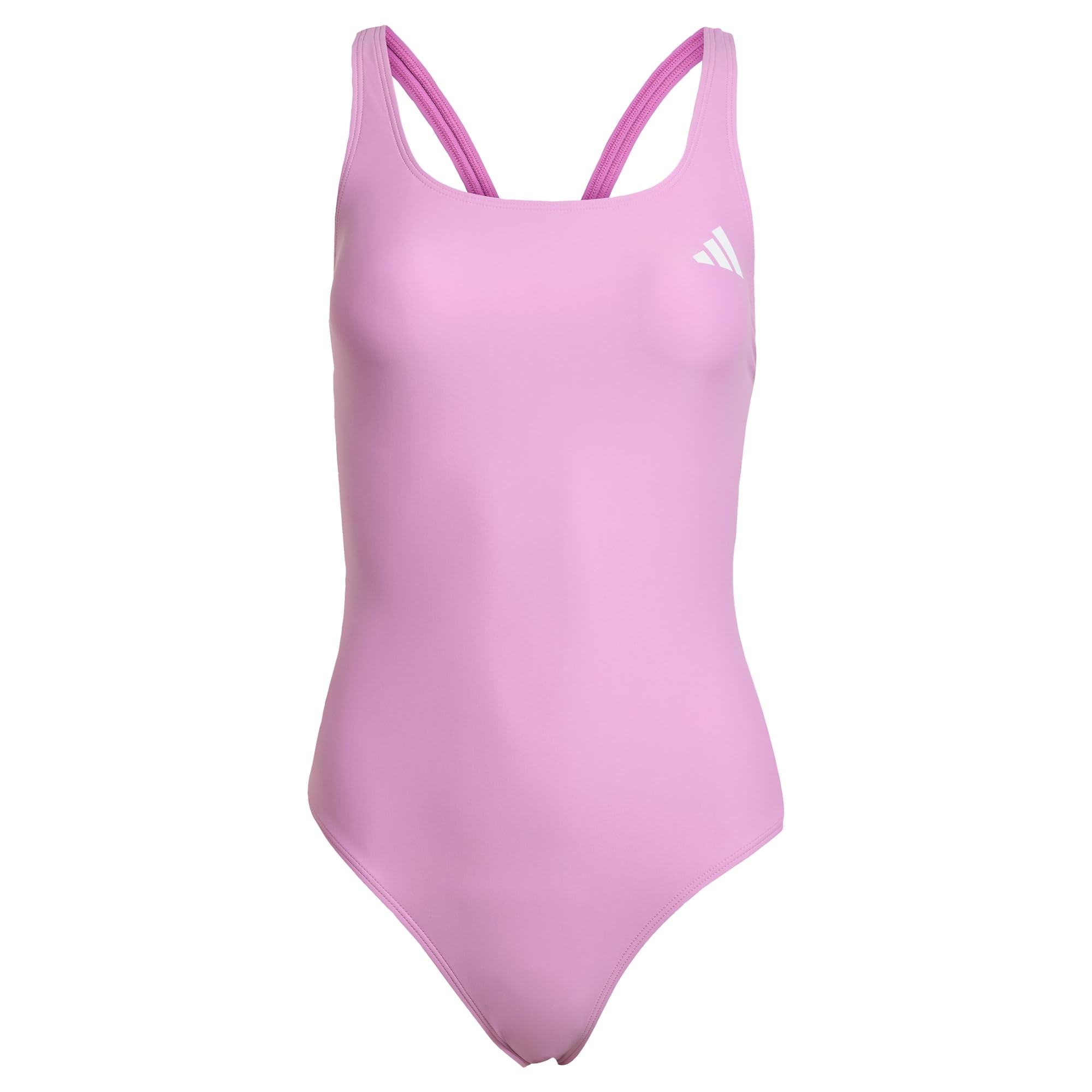 adidas Women's V-Back Swimsuit, preloved Purple, 30