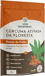 CÚRCUMA ORGÂNICA COM GENGIBRE EM PÓ - 60g