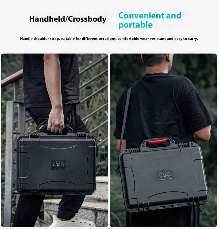 Mavic 4 Pro Hard Case Compatible with DJI Mavic 4 Pro,Waterproof Pressure Resistant Carrying Case,Compatible DJI RC2/RC Pro2 Controller (With Shoulder Strap) - Image 7