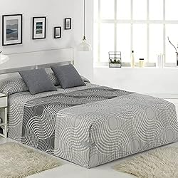 Ikea Edredones Con Volantes Lanovenanube Conforter Lia - Cama 105 cm - Color Gris