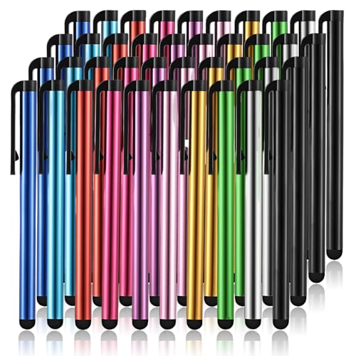 40 Stück Handy Stift für Alle Handys Mehrfarbig Stift für Tablet Touchscreen Stift Stylus Pen Touch Pen Dünn Stifte für Touchscreen Stift für Handy Kompatibel Mit iPad iPhone Tablet Smartphone (40) 40 Stück Handy Stift für Alle Handys Mehrfarbig Stift für Tablet Touchscreen Stift Stylus Pen Touch Pen Dünn Stifte für Touchscreen Stift für Handy Kompatibel Mit iPad iPhone Tablet Smartphone (40)