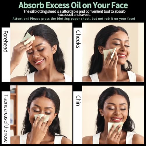 fandamei oil blotting sheets for face 600 pcs oil blotting papers blotting paper for oily skin oil control film oil absorbing sheets for face oil absorbing tissues